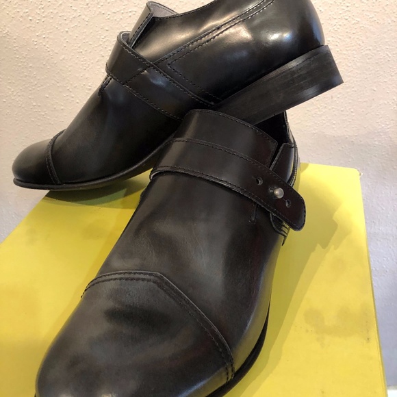 FLY MENS RETRO ROUND TOE SLIP-ON LOAFERS - Picture 1 of 7